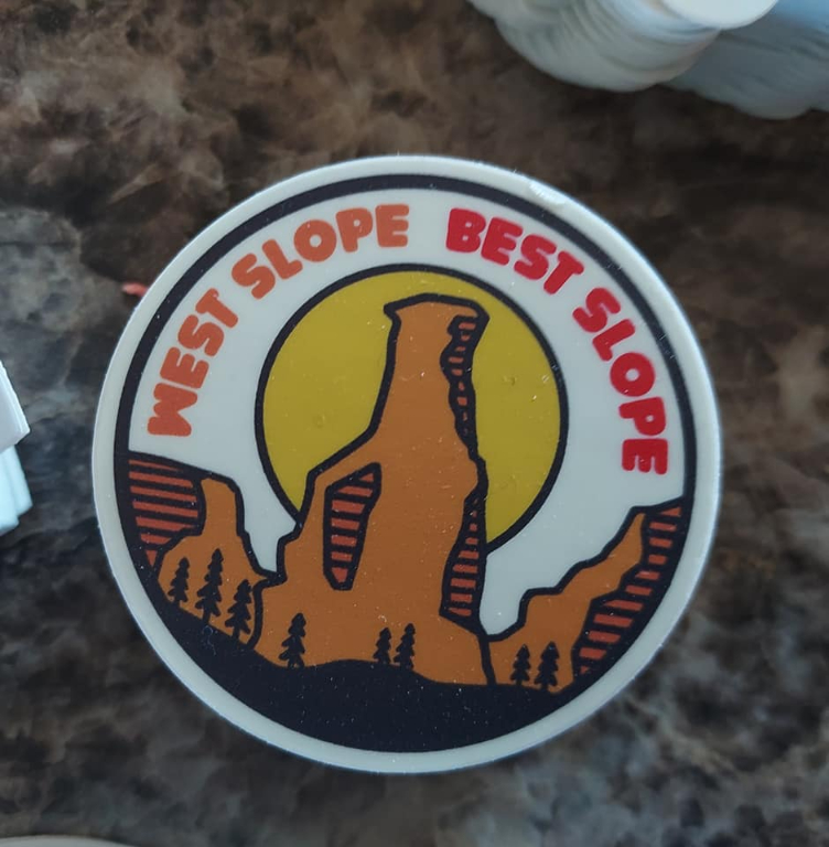 West Slope Best Slope Sticker